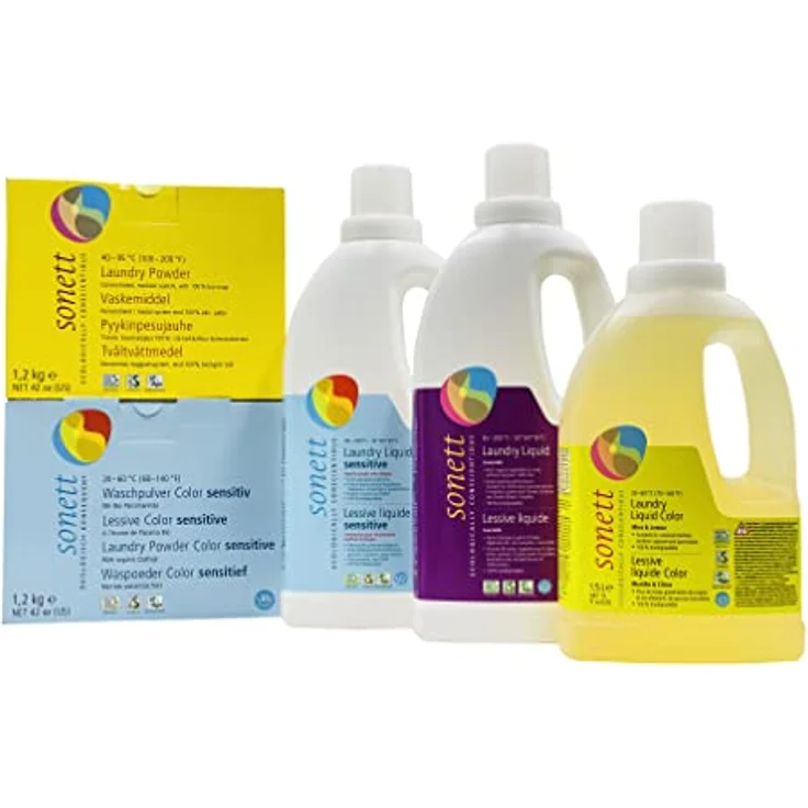 Sonett Waschpulver Color sensitiv, 1.2 kg – Bild 3