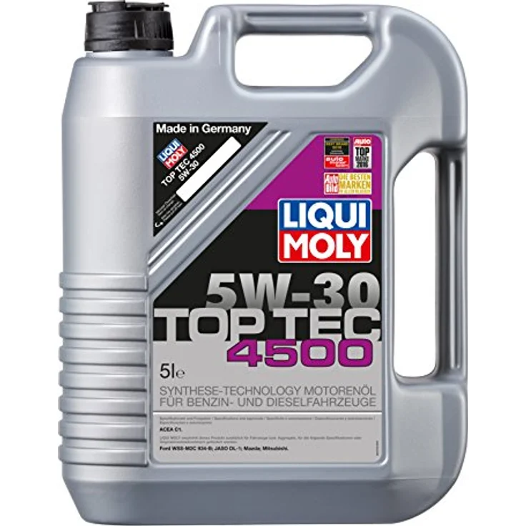 LIQUI MOLY Top Tec 4500 5W-30 | 5 L | Synthesetechnologie Motoröl | Art.-Nr.: 3729 – Bild 1