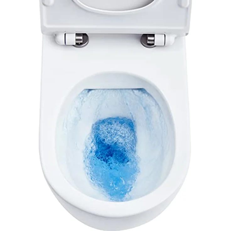 Hänge-WC NEG Uno11RK-Slimline randlos, absolut spritzfrei, kurz 48,5cm, Nano-Versiegelung, extra flacher Design Duroplast Soft-Close-Deckel abnehmbar, Quick-Fix Montage-System – Bild 5