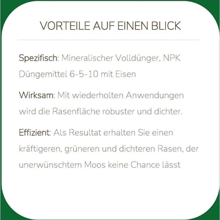 Substral Rasendünger gegen Moos, für sattgrünen und dichten Rasen, 4,2 kg, 140m², Grün - Substral Rasendünger mit intensiver Grüneffekt, stärkt die Grasnarbe, für gesunden Rasen – Bild 5