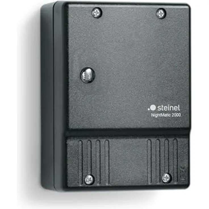 Steinel Dämmerungsschalter NightMatic 2000, automatischer Bewegungsmelder für 1000 W, Schwarz