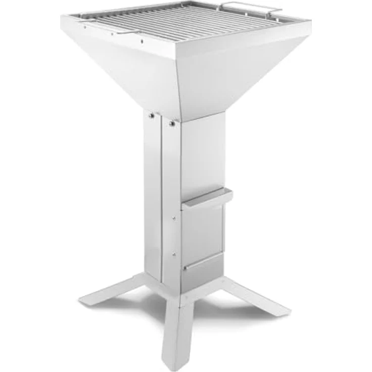 Thüros T3 Säulengrill (TKE4F42) Holzkohlegrill, für 4-5 Personen, Grillfläche 42 x 42 cm – Bild 2