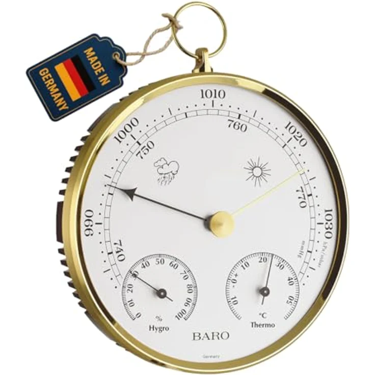 TFA 20.3006.32 Baro-Thermo-Hygrometer gold-weiß, D, FE-TFA – Bild 2