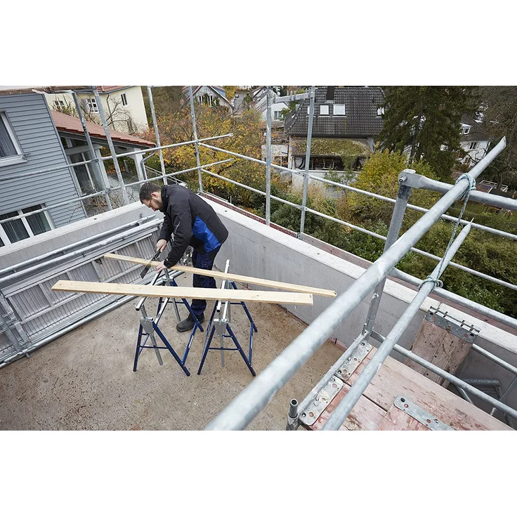 Brennenstuhl Teleskop Arbeitsbock MB 160 H höhenverstellbar klappbar 160 kg Traglast – Bild 3