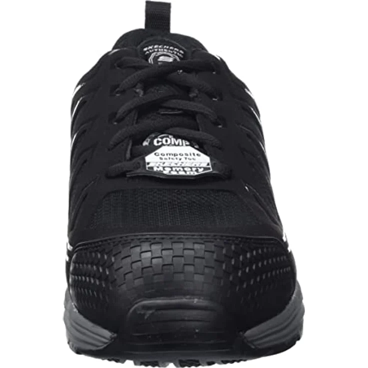 Skechers MALAD II Sicherheitsschuh, Herren Arbeitsschuh mit Durchtrittshemmung und Zehenschutzkappe, blau – Bild 2