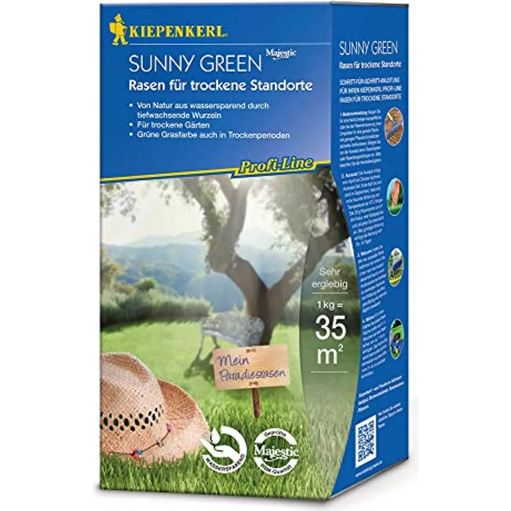 Nebelung, Bruno Profi-Line Sunny Green Rasen für trockene Standorte 1 kg