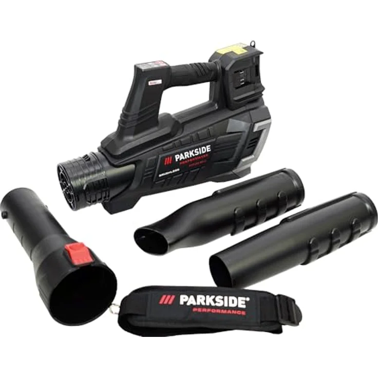 PARKSIDE PERFORMANCE® 40V Akku Turbinen Laubbläser PPTLBA 40 (ohne Akku) + HEADNMORE® Schlüsselanhänger in Schwarz im HEADNMORE® Bundle – Bild 3