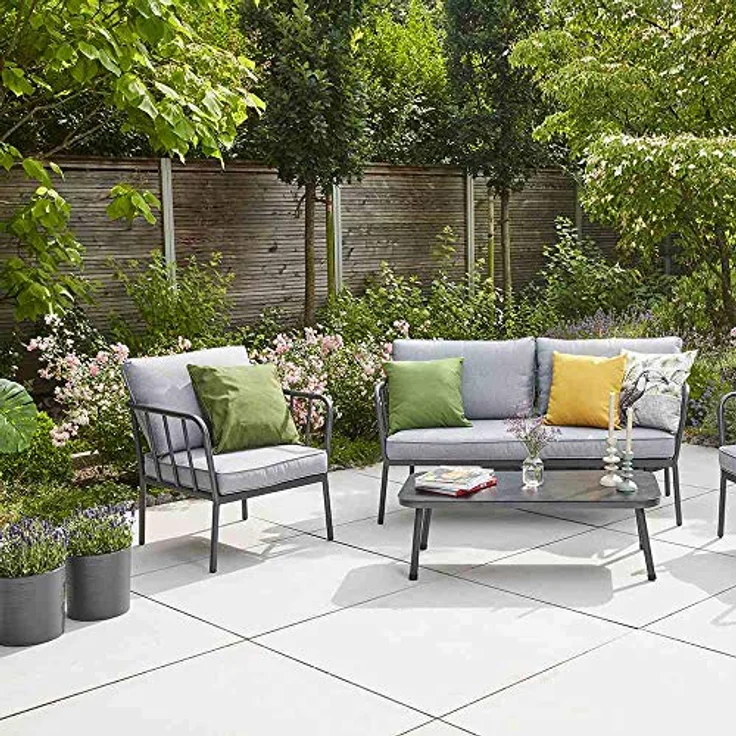 Siena Garden Pflanzgefäß Lens graphit Kunststoff 25 cm – Bild 4