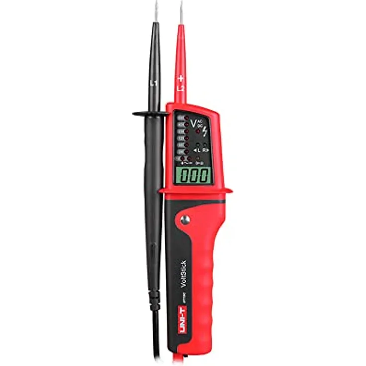 UNI-T UT15C/MIE0116, wasserdichter Spannungsprüfer mit AC/DC-Messung, IP65 Schutzart