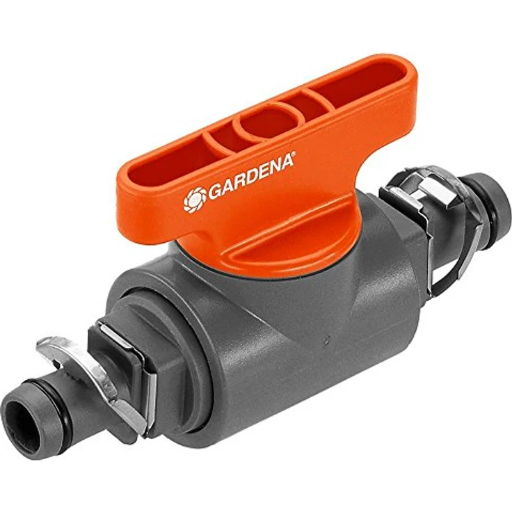 GARDENA Micro-Drip-System Absperrventil 13 mm (1-2 Zoll): Regulierventil zur Rohrabsperrung einzelner Verlegerohrstränge (Art.-Nr. 1346, 1347) (8358-20) Bewässerungszubehör – Bild 2