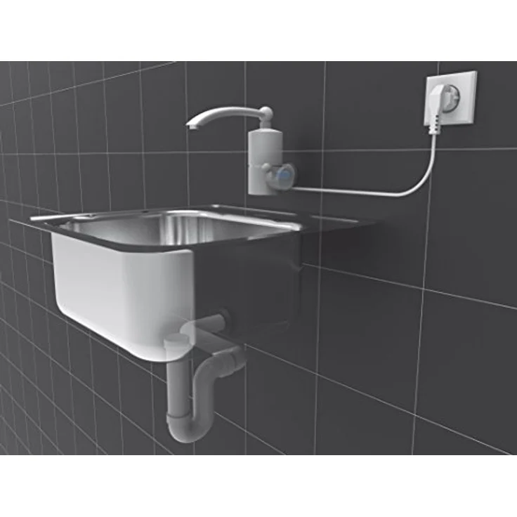 TRIZERATOP Elektrischer Wasserhahn, Küchenarmatur mit Durchlauferhitzer 3000W, 230V für warmes und kaltes Wasser – Bild 2