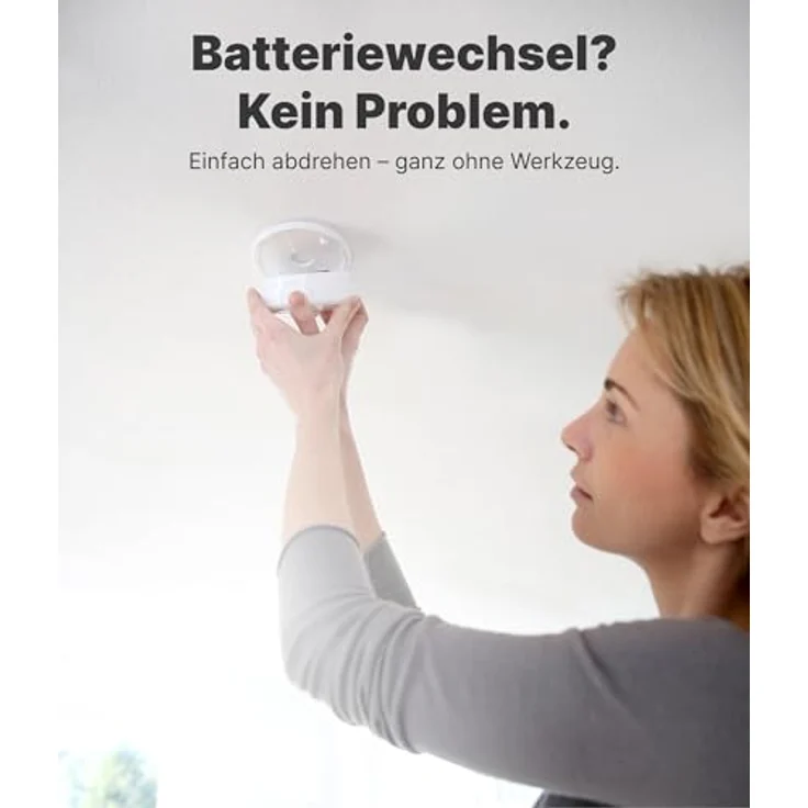NEMAXX NX1 QuickFix Befestigungspad Ø 80 mm, selbstklebend für Rauchmelder, Montage ohne Bohren – Bild 5