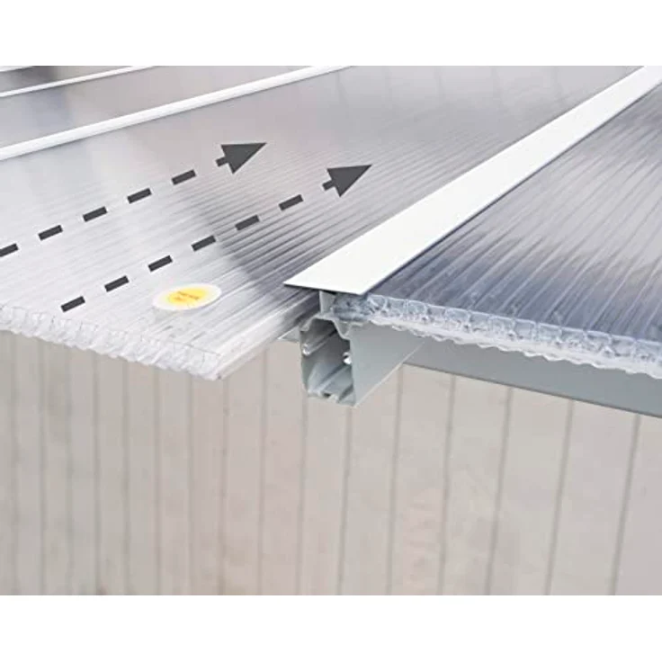 Canopia by Palram Terrassenüberdachung Alu Olympia 3X5.46 Polycarbonat Hohlkammerplatten Pergola 546 x 295 cm Weiss zur Überdachung ihrer Terrasse – Bild 5