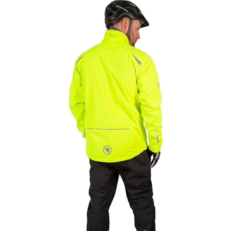 Endura Hummvee Herren Velojacke, wasserdicht und atmungsaktiv, Gelb, Größe L – Bild 2