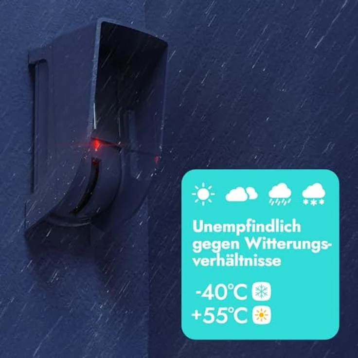 Satel BE Wave Outdoor Curtain Detector AOCD-260, Funk Außen und Innen Passiv Infrarot und Mikrowellen Vorhang Bewegungsmelder für Alarmanlage und Smart Home, 1300 m Funkreichweite – Bild 5