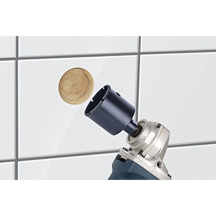 Wolfcraft 5944000 1 Diamant-Lochsäge Ceramic Ø 40 mm für Winkelschleifer – Bild 3