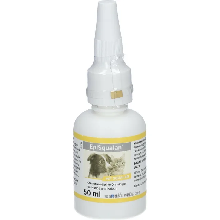 EpiSqualan Episqualan Ohrreiniger f.Hunde/Katzen 50 ml Liquidum