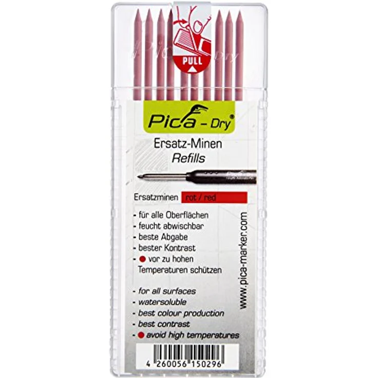 Pica Dry Ersatzminen, Rot – Bild 1