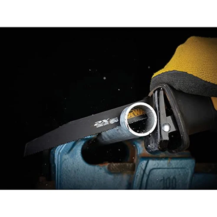 DeWalt 12-tlg. Extreme Bi-Metall Sägeblätter-Set (für Holz- und Metallsägearbeiten, robust und langlebig, in wiederverschließbarer Box), DT244L – Bild 3