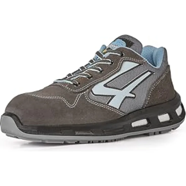 U-Power Lolly Esd S1P Src Sicherheitsschuh, Halbschuh aus Veloursleder mit rutschhemmender Sohle und durchtrittsicherer Zwischensohle