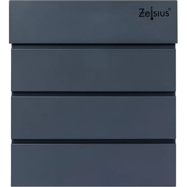Zelsius Briefkasten Straight mit Zeitungsfach | Postbox in RAL7016 Anthrazit | integrierter Soft-Close-Effekt | Wand- oder Ständermontage | Briefbox, Wandbriefkasten, Postkasten, Mailbox, Letterbox – Bild 5