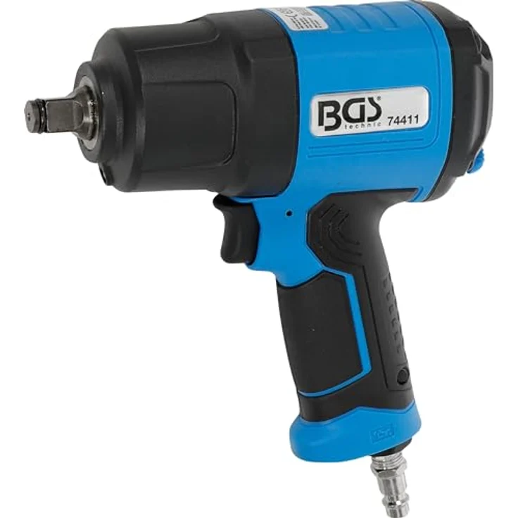 BGS 74411 | Druckluft-Schlagschrauber | 12,5 mm (1/2") | 1650 Nm, kompakt und kraftvoll, in blauer Bauweise – Bild 1