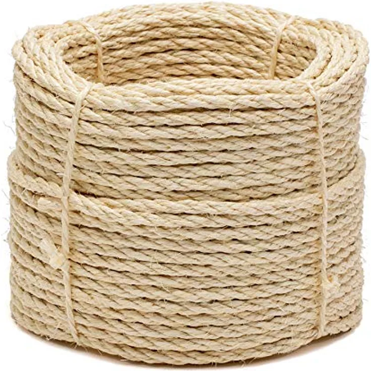 La cordeline 385-50 Krone m Sisalseil Ø 6 mm, Natur, 50 Mètres