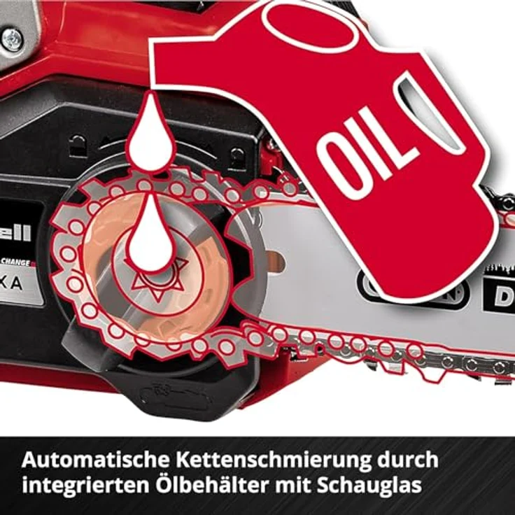 Einhell 18 V Akku-Kettensäge FORTEXXA 18-30 Power X-Change, Solo-Gerät ohne Akku, ohne Ladegerät – Bild 10
