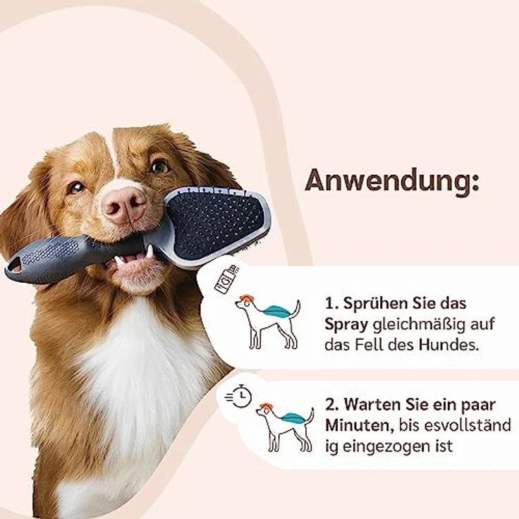 Amusi Neemöl-Zeckenspray für Hunde, Natürliches Schutzspray gegen Zecken und Insekten, 250 ml, Vegan, Ohne Parabene und Nickel – Bild 5