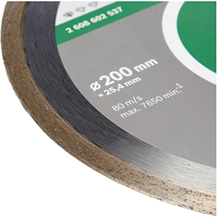 Bosch Professional Diamanttrennscheibe Standard für Ceramic, 200 x 25,40 x 1,6 x 7 mm, 2608602537 – Bild 3