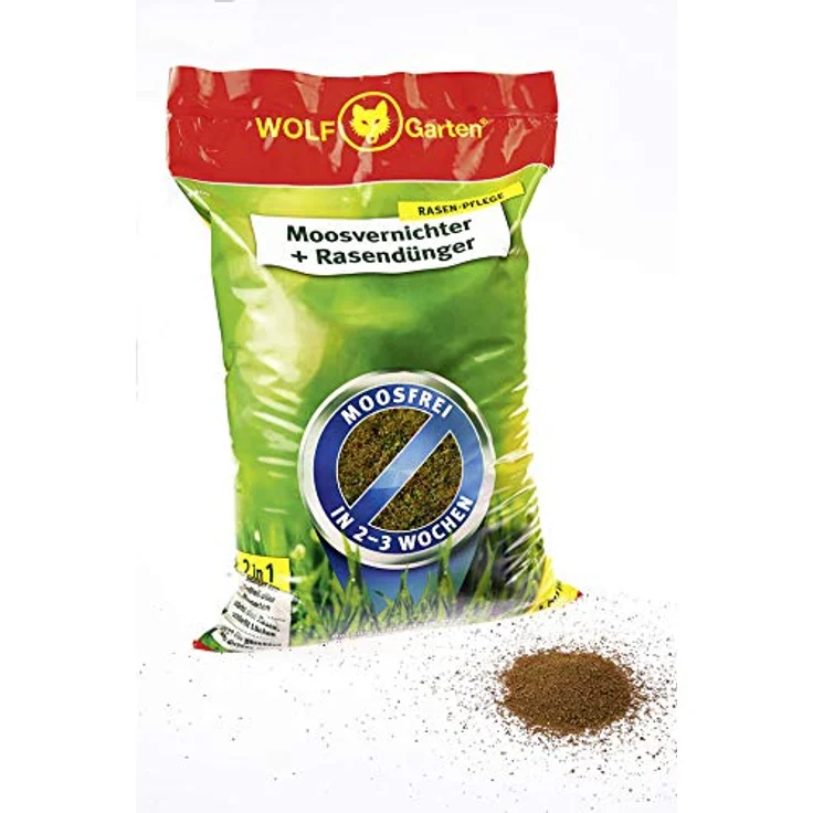 WOLF-Garten 3841040 Moosvernichter Rasendünger SW 14 kg für 400qm – Bild 5