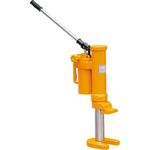 Delta Hoisting Hydraulischer Heber mit Überlastschutz Tragkraft 10t, 360° drehbar, Absenkgeschwindigkeit justierbar, abnehmbarer Hebel, blau