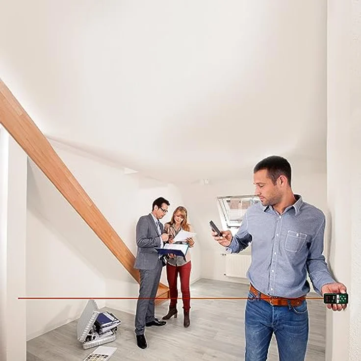 BOSCH Entfernungsmesser UniversalDistance 40C, Digitaler Laser - im Karton, Bluetooth-Konnektivität, präzise bis 40 m, nachhaltig – Bild 8