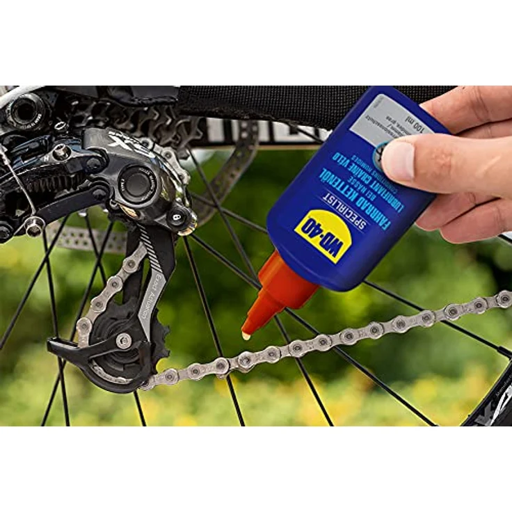 WD-40 Specialist Fahrrad Kettenöl bei Nässe 100ml, schmiert und schützt die Fahrradkette – Bild 3