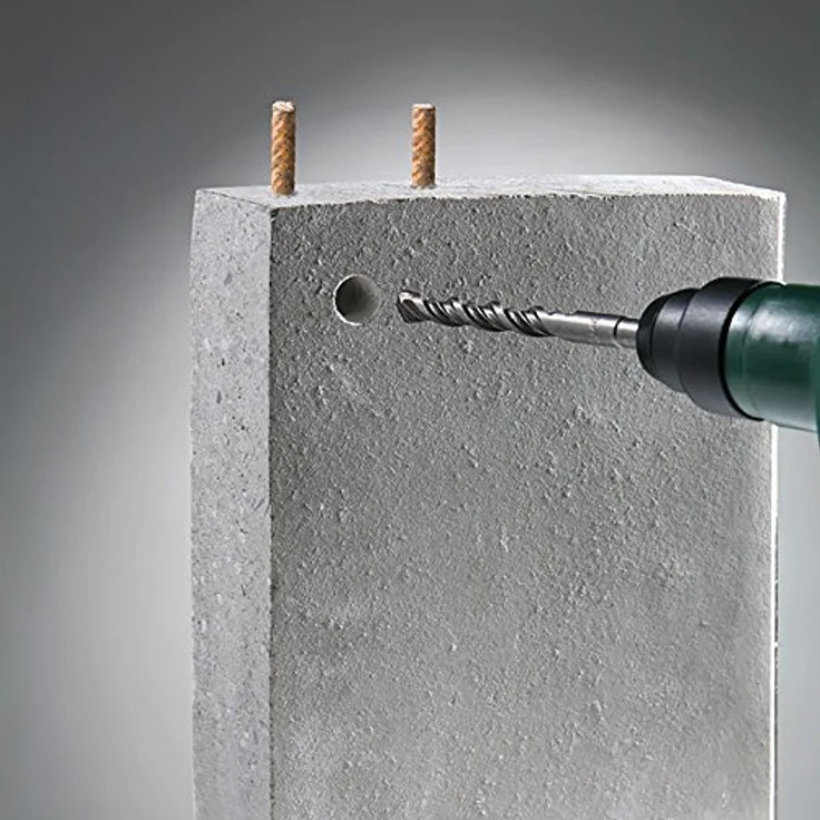 KWB Hammerbohrer 14 mm, 260 mm Gesamtlänge, SDS-Plus, vibrationsoptimiert, selbstzentrierende Bohrspitze, 40CR-Stahl – Bild 3