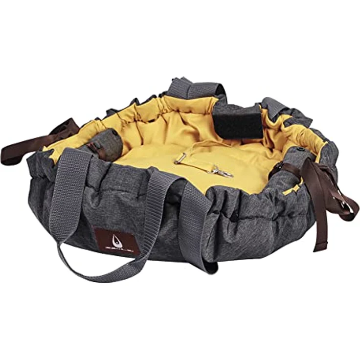 Nobby Tasche Shelly 3 in 1, grau/senf, 72 x 55 x 3 cm – Bild 3