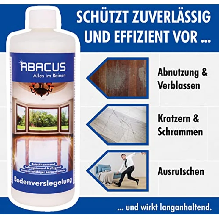 Reinigung & Bodenversiegelung Set (7214) - Bodenreiniger Fussbodenreiniger Kraftreiniger Fliesenreiniger Laminatreiniger – Bild 4