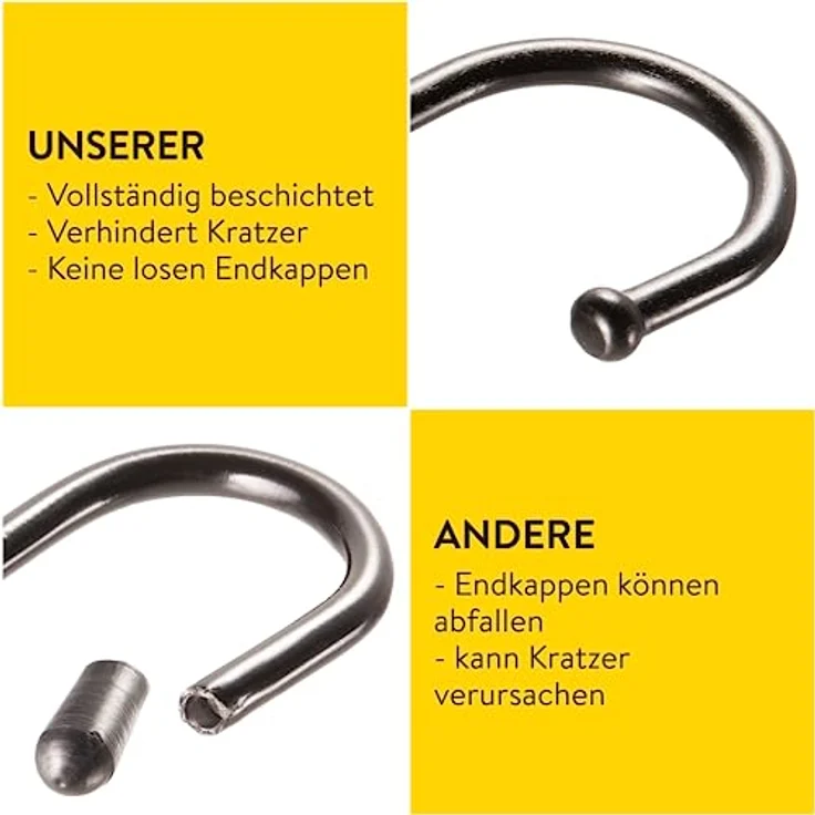PRETEX Spanngummi mit Haken 12er-Set, hochbelastbare Gepäckspanner in 4 Längen mit starken Metallhaken, robust und reißfest für optimale Ladungssicherung – Bild 3