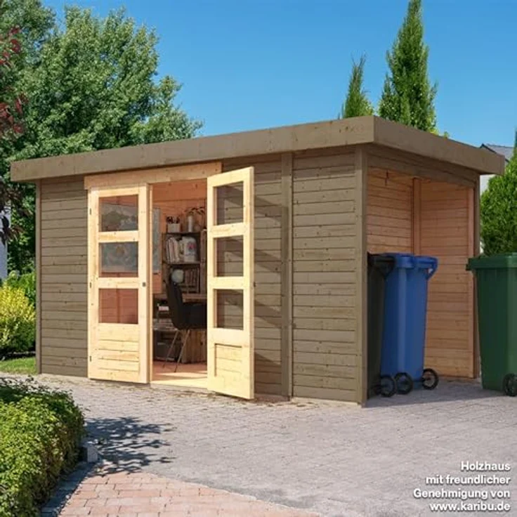 PNZ Außen-Öl, Nachhaltig hergestellt mit regionalen Rohstoffen, Made in Germany, 2.5L, Farbe: mittelgrau effekt für Holzdeck, Holz-Terrasse, Fenster, Türen, Gartenhäuser, Spielgeräte – Bild 3
