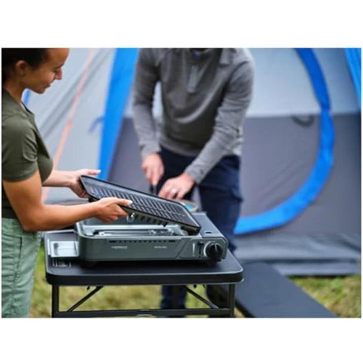 Campingaz Bistro GRILL Campinggrill, Gasgrill mit 6 Minuten Vorheizzeit, antihaftbeschichtete Grillfläche – Bild 5