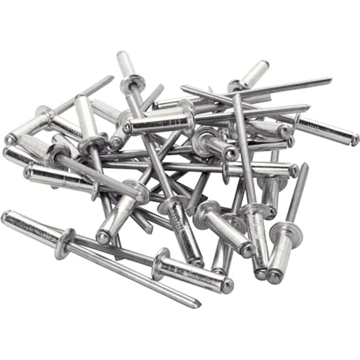 Rapid 5000381 4,8x14mm Blindniete Standard Aluminium 100 Stück, Edelstahl, ø4.8 mm – Bild 3