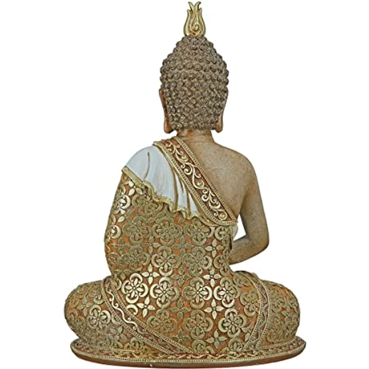 GILDE Figur Skulptur Buddha - sitzend - Höhe 29 cm – Bild 4