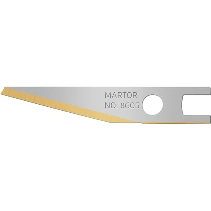 Martor GRAFIKKLINGE NR. 8605.65, Ersatzklinge für Cuttermesser, Spezialschliff, 100 Stk. – Bild 1