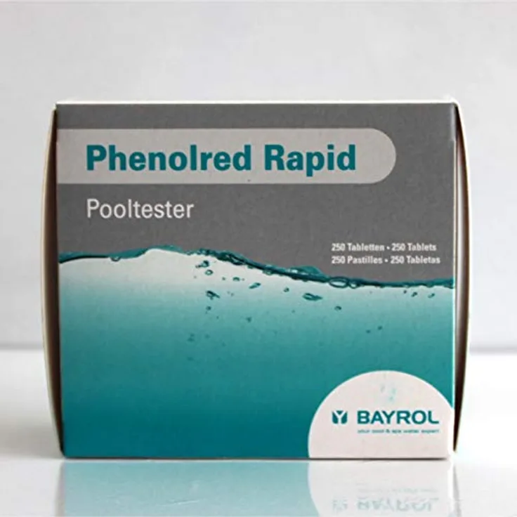 Bayrol Phenol red Tabletten für Pooltester pH Wert 250 Tabletten Poolpflege