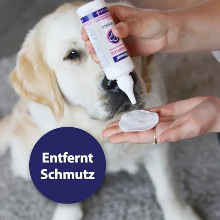 Canosept Augenpflege für Hunde 120ml - Tränenfleckenentferner - Beruhigend und pH-neutral - Ohne Parfum - Ideal für empfindliche Hundepflege – Bild 2