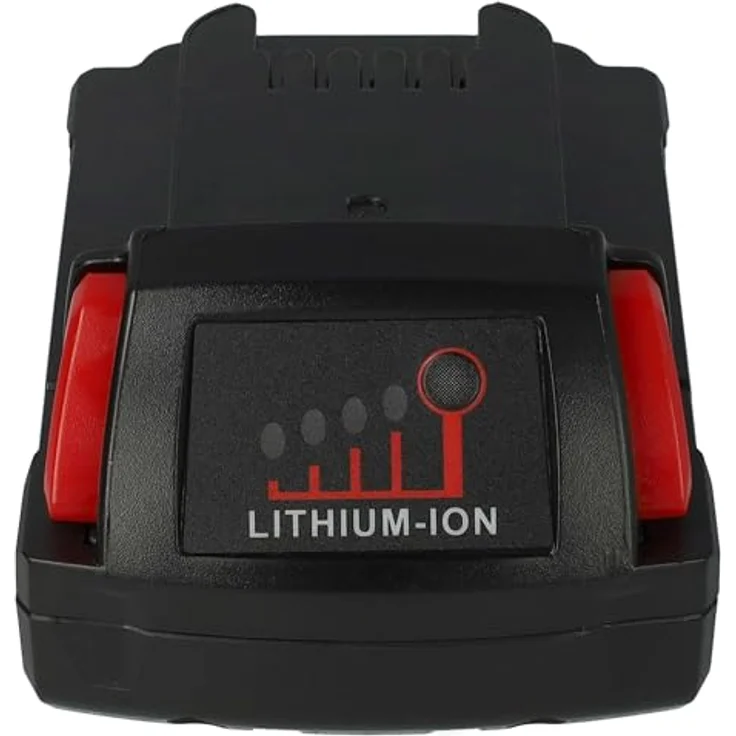 vhbw Akku kompatibel mit BTI 18V Geräte ab 4/2013 Werkzeug (2000 mAh, Li-Ion, 18 V) - Hochleistungs-Akku in schwarz/rot – Bild 3