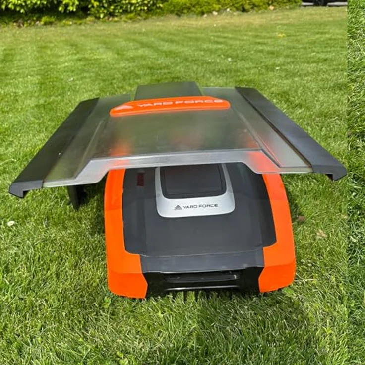YARD FORCE Easymow 260B Plus, Rasenmähroboter mit Bluetooth-App-Steuerung, 20 V Akku und Mähroboter-Garage – Bild 6