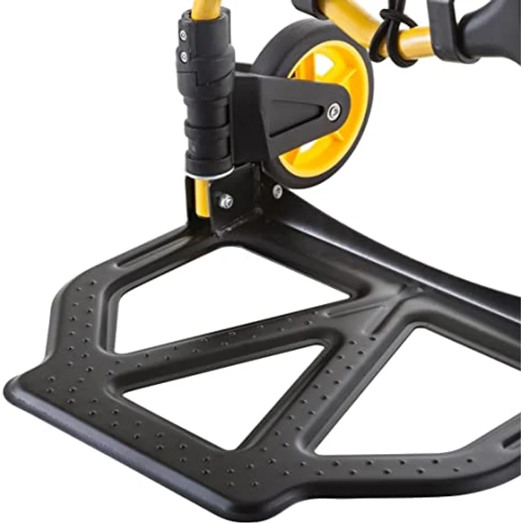 Stanley Klappbarer Stahlwagen SXWT-FT580-SP, Sackkarre bis 70 kg, Schwarz/Gelb, faltbar, mit Softgripgriffen – Bild 3