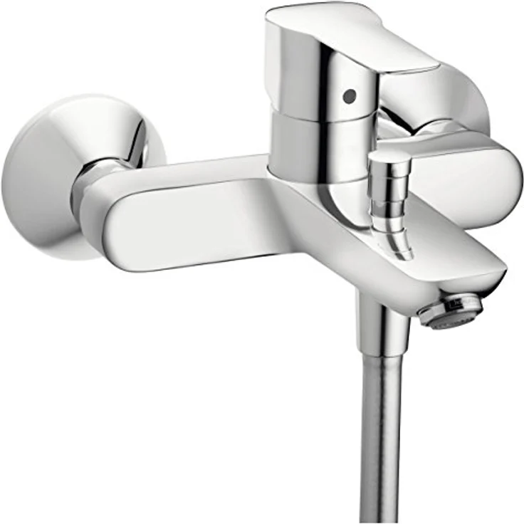 Hansgrohe MySport 71242000 Mischbatterie, Chrom, Wandmontage, keramische Kartusche, präzise Temperaturauswahl – Bild 1