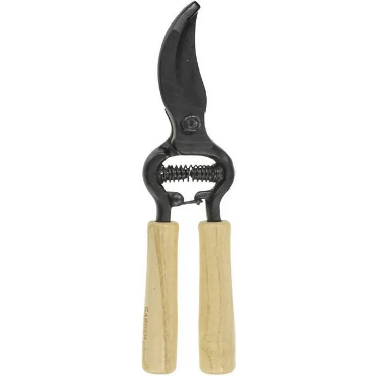 by Benson Gartenschere "Exclusive" kleiner Seitenschneider 20cm, Hand-Gartenschere in schwedischem Stil, pulverbeschichteter Stahl, Eschenholzgriffe